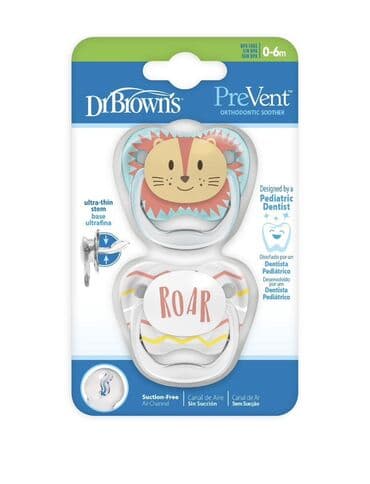 Dr. Brown’s PreVent orthodontik əmzik – 0–6 ay üçün - çənə və lalafo.az -da Dr. Brown’s PreVent orthodontik əmzik – 0–6 ay üçün - çənə və