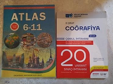 Coğrafiya üzrə iki kitab dəsti. İkisi birlikdə 6 azn lalafo.az -da Coğrafiya üzrə iki kitab dəsti. İkisi birlikdə 6 azn