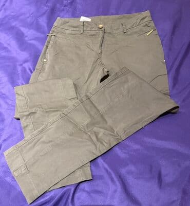 Zeytun-yaşıl rəngdə qadın şalvarı - Klassik düz kəsim, dar olmayan lalafo.az -da Zeytun-yaşıl rəngdə qadın şalvarı - Klassik düz kəsim, dar olmayan