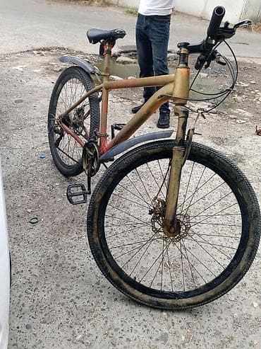 Dağ velosipedi – 26” təkərlər, ön amortizatorlu - Güclü alüminium lalafo.az -da Dağ velosipedi – 26” təkərlər, ön amortizatorlu - Güclü alüminium