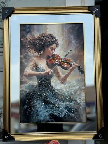 Məhsul: Dekorativ divar tabloları – qarışıq texnika, çərçivəli lalafo.az -da Məhsul: Dekorativ divar tabloları – qarışıq texnika, çərçivəli