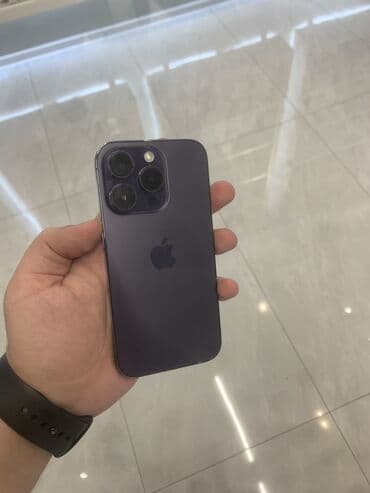 IPhone 14 Pro, 256 GB, Deep Purple, Face ID lalafo.az -da IPhone 14 Pro, 256 GB, Deep Purple, Face ID