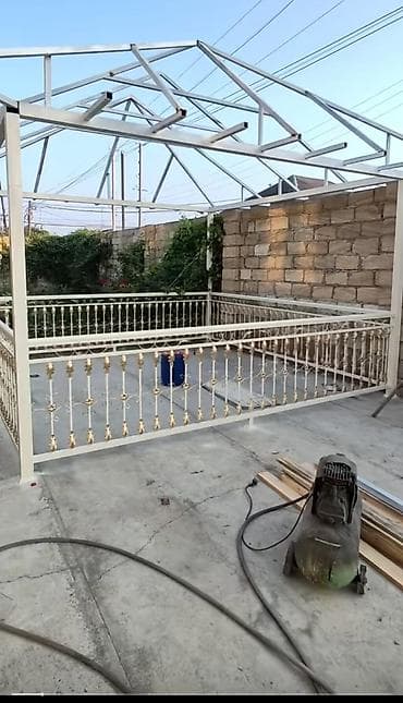 Metal konstruksiya və dekorativ dəmirçi işləri Təsvir: - Həyət üçün at lalafo.az Metal konstruksiya və dekorativ dəmirçi işləri Təsvir: - Həyət üçün