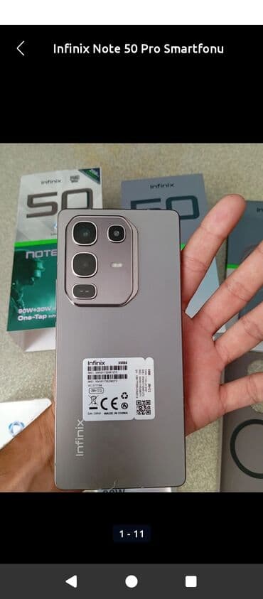 Infinix Note 50 Pro, 256 GB lalafo.az -da Infinix Note 50 Pro, 256 GB