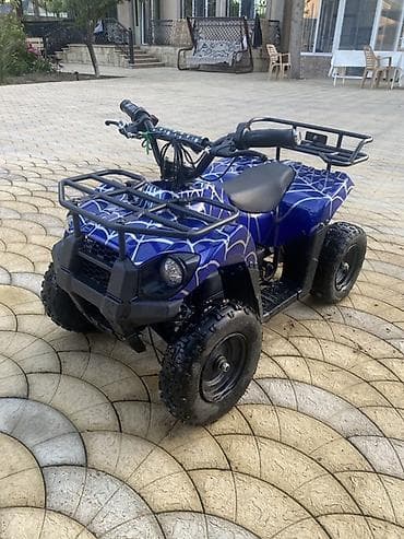 Uşaq üçün elektrik ATV (kvadrosikl) - Rəng: mavi, “hörümçək toru” at lalafo.az Uşaq üçün elektrik ATV (kvadrosikl) - Rəng: mavi, “hörümçək toru”