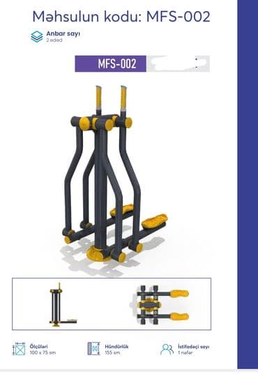 Dəbilqələr: Açıq hava fitnes avadanlıqları – sarı/qrafit rəng palitrası, metal lalafo.az -da — 35 Dəbilqələr: Açıq hava fitnes avadanlıqları – sarı/qrafit rəng palitrası, metal — 35