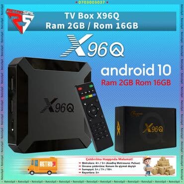 Yeni Smart TV boks Х96 2 GB / 16 GB, Android, Ünvandan götürmə, Pulsuz çatdırılma, Ödənişli çatdırılma lalafo.az -da Yeni Smart TV boks Х96 2 GB / 16 GB, Android, Ünvandan götürmə, Pulsuz çatdırılma, Ödənişli çatdırılma