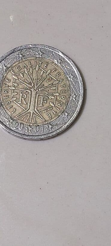 Məhsul: 2 avro sikkəsi – Fransa (2001) Təsvir: - Nominal dəyər: 2 lalafo.az -da Məhsul: 2 avro sikkəsi – Fransa (2001) Təsvir: - Nominal dəyər: 2