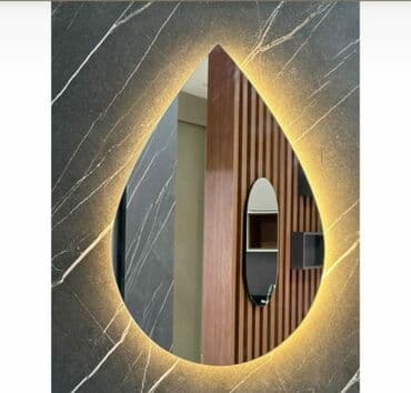 Güzgü Divar üçün, Dekorativ, Arxa işıqlı lalafo.az -da Güzgü Divar üçün, Dekorativ, Arxa işıqlı