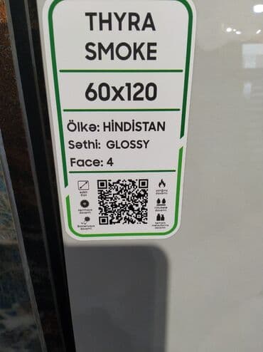 THYRA SMOKE keramika plitəsi - Ölçü: 60x120 sm - Səthi: Glossy lalafo.az -da THYRA SMOKE keramika plitəsi - Ölçü: 60x120 sm - Səthi: Glossy