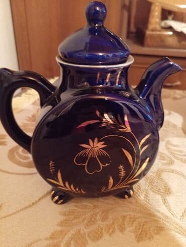 Yeni, rəng - Göy, Dəm caydanı, Farfor, SSRİ lalafo.az -da Yeni, rəng - Göy, Dəm caydanı, Farfor, SSRİ