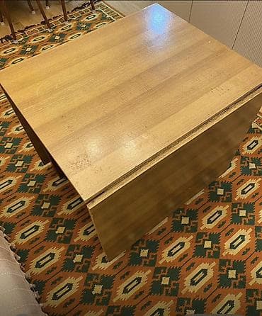 Qonaq masası, İşlənmiş, Transformer, Taxta, Kvadrat masa lalafo.az -da Qonaq masası, İşlənmiş, Transformer, Taxta, Kvadrat masa