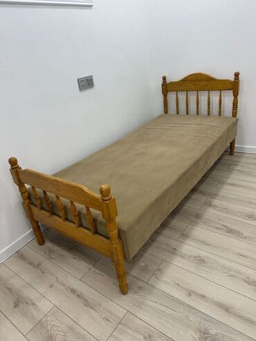 Təknəfərlik çarpayı, Matras ilə, Siyirməsiz lalafo.az -da Təknəfərlik çarpayı, Matras ilə, Siyirməsiz