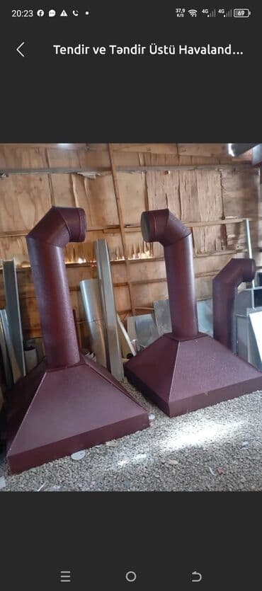 Təndir və təndir üstü havalandırma başlıqları - Material: metal lalafo.az -da Təndir və təndir üstü havalandırma başlıqları - Material: metal
