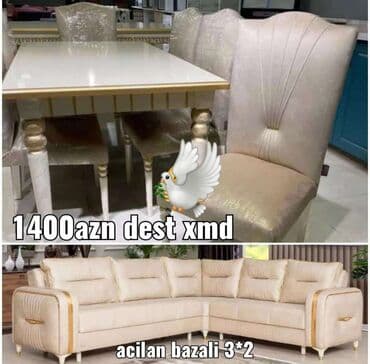 Künc divan və masa desti yeni qonaq otağı mebeli reng seçimi var lalafo.az -da Künc divan və masa desti yeni qonaq otağı mebeli reng seçimi var