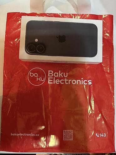 IPhone 16, 128 GB, Qara, Face ID lalafo.az -da IPhone 16, 128 GB, Qara, Face ID
