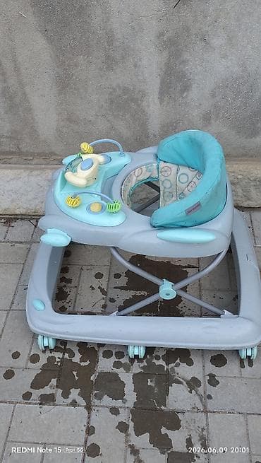 Uşaq gəzdiricisi (yalpız-mavi/boz) - Brend: Mamalove (oturacaq at lalafo.az Uşaq gəzdiricisi (yalpız-mavi/boz) - Brend: Mamalove (oturacaq
