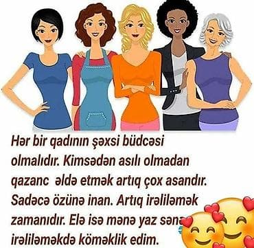 Xanımlar üçün onlayn gəlir imkanı - Öz şəxsi büdcəsini yaratmaq at lalafo.az Xanımlar üçün onlayn gəlir imkanı - Öz şəxsi büdcəsini yaratmaq