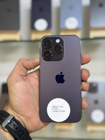 IPhone 14 Pro, 128 GB, Deep Purple, Face ID lalafo.az -da IPhone 14 Pro, 128 GB, Deep Purple, Face ID