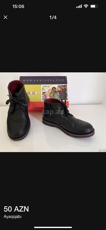 Pablosky'den 170 azn alinib. 2 qat deridir. 31 razmer. 1 defe lalafo.az -da Pablosky'den 170 azn alinib. 2 qat deridir. 31 razmer. 1 defe