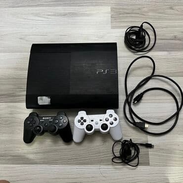 Sony PlayStation 3 (PS3) Super Slim oyun konsolu seti 30+oyun 500GB lalafo.az -da Sony PlayStation 3 (PS3) Super Slim oyun konsolu seti 30+oyun 500GB