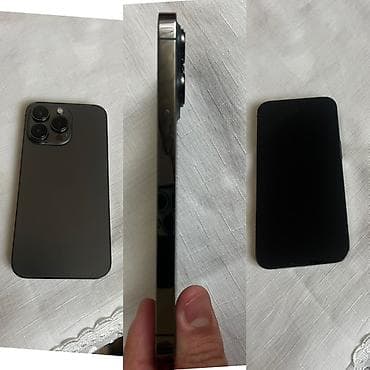 IPhone 13 Pro, Black Titanium, Simsiz şarj lalafo.az -da IPhone 13 Pro, Black Titanium, Simsiz şarj