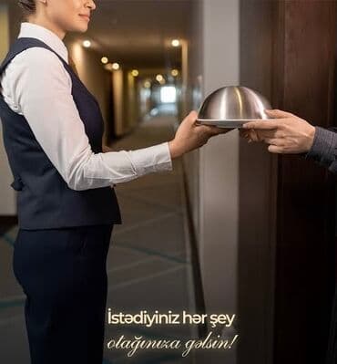 Ofisiant tələb olunur, Otel, Gündəlik ödəniş, 18-29 yaş, 1-2 illik təcrübə lalafo.az -da Ofisiant tələb olunur, Otel, Gündəlik ödəniş, 18-29 yaş, 1-2 illik təcrübə