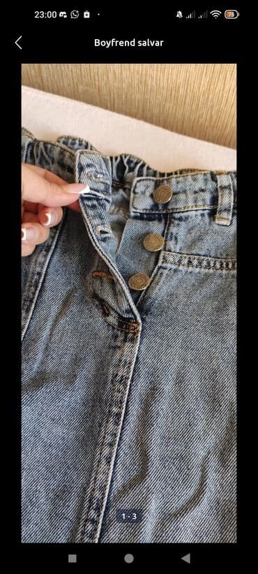 Cins şalvar, Qız üçün, 8 - 9 yaş lalafo.az -da Cins şalvar, Qız üçün, 8 - 9 yaş