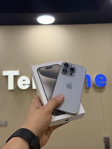 IPhone 15 Pro, 256 GB, Natural Titanium, Zəmanət, Kredit, Simsiz şarj lalafo.az -da IPhone 15 Pro, 256 GB, Natural Titanium, Zəmanət, Kredit, Simsiz şarj