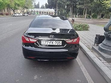Hyundai Sonata – sedan, qara rəng. - Kuzov: aerodinamik xətlər, xrom lalafo.az -da Hyundai Sonata – sedan, qara rəng. - Kuzov: aerodinamik xətlər, xrom