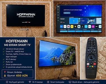 📺 Hoffmann 140 ekran Smart TV satılır ✔ 140 ekran ✔ Smart TV – webOS lalafo.az -da 📺 Hoffmann 140 ekran Smart TV satılır ✔ 140 ekran ✔ Smart TV – webOS