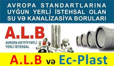 Avtogen: Boru ALB və Ec-Plast_Azərbaycan.! Boru "ALB və Ec-P" - Azərbaycan lalafo.az -da — 1 Avtogen: Boru ALB və Ec-Plast_Azərbaycan.! Boru "ALB və Ec-P" - Azərbaycan — 1