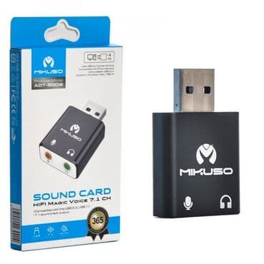 Səs kartları: Mikuso ADT-S006 USB Səs Kartı – HIFI Magic Voice 7.1 CH - USB lalafo.az -da — 1 Səs kartları: Mikuso ADT-S006 USB Səs Kartı – HIFI Magic Voice 7.1 CH - USB — 1