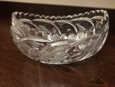 Чехия вазы для фруктов 30 м хрусталь lalafo.az -da Чехия вазы для фруктов 30 м хрусталь