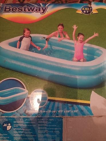 Bestway şişmə hovuz – ailə üçün geniş modellərdən. - Ölçülər: 2.62 m lalafo.az -da Bestway şişmə hovuz – ailə üçün geniş modellərdən. - Ölçülər: 2.62 m