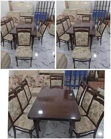 Qonaq otağı üçün, İşlənmiş, Açılan, Kvadrat masa, 8 stul lalafo.az -da Qonaq otağı üçün, İşlənmiş, Açılan, Kvadrat masa, 8 stul