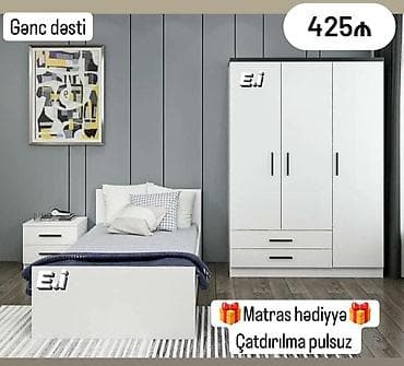 *Gənc Yataq Dəsti 425 Azn💥* *Matras hədiyyə🎁* ✔️Rəng seçimi var Ölçü lalafo.az -da *Gənc Yataq Dəsti 425 Azn💥* *Matras hədiyyə🎁* ✔️Rəng seçimi var Ölçü