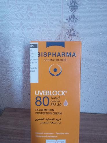 Sispharma Uveblock 80 Tinted Cream – SPF 80 günəşdən qoruyucu krem - lalafo.az -da Sispharma Uveblock 80 Tinted Cream – SPF 80 günəşdən qoruyucu krem -