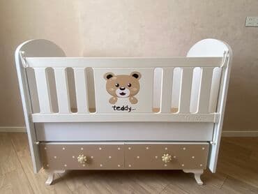 Oğlan və qız üçün, İşlənmiş, Dördbucaq, Beşik, Dəst ilə, Matrassız, Yellənmə mexanizm ilə lalafo.az -da Oğlan və qız üçün, İşlənmiş, Dördbucaq, Beşik, Dəst ilə, Matrassız, Yellənmə mexanizm ilə