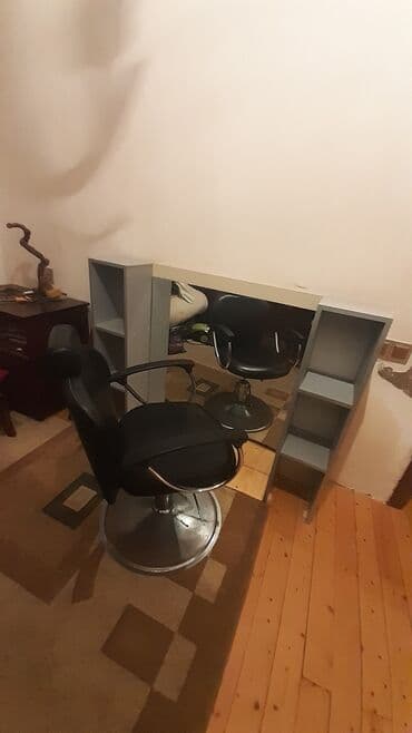 Bərbər salonu üçün tam dəst mebel və avadanlıq - Bərbər kreslosu lalafo.az -da Bərbər salonu üçün tam dəst mebel və avadanlıq - Bərbər kreslosu
