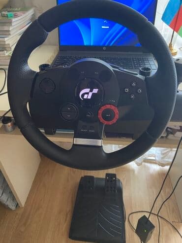 Oyun sükan dəsti – pedallı - Markalı yarış sükanı və iki pedallı lalafo.az -da Oyun sükan dəsti – pedallı - Markalı yarış sükanı və iki pedallı