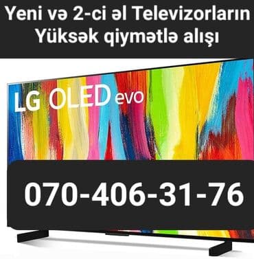 Televizor Yeni və 2-ci əl Televizorlar alıram 3,4,5 alıram. Ünvana lalafo.az -da Televizor Yeni və 2-ci əl Televizorlar alıram 3,4,5 alıram. Ünvana