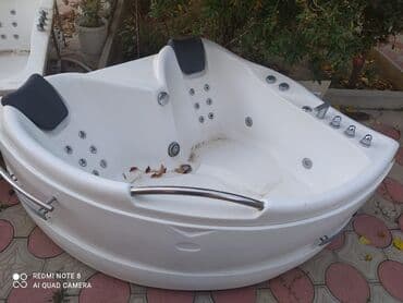 Künc tipli hidromasaj vannası (jacuzzi) - İkili rahatlama üçün geniş lalafo.az -da Künc tipli hidromasaj vannası (jacuzzi) - İkili rahatlama üçün geniş