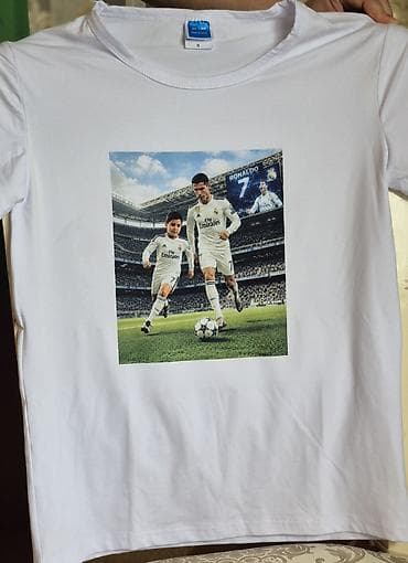 Futbolka, S, rəng - Ağ lalafo.az -da Futbolka, S, rəng - Ağ