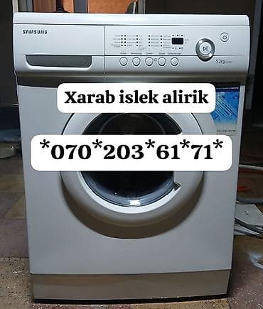 Xidmət: Paltaryuyan maşınların qəbulu və utilizasiyası Təsvir: - lalafo.az -da Xidmət: Paltaryuyan maşınların qəbulu və utilizasiyası Təsvir: -