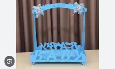 Mavi rəngdə “BABY” yazılı dekorativ təqdimat səbəti/standı 4 eded lalafo.az -da Mavi rəngdə “BABY” yazılı dekorativ təqdimat səbəti/standı 4 eded