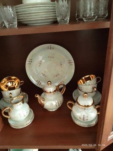 Çay dəsti, rəng - Ağ, Farfor lalafo.az -da Çay dəsti, rəng - Ağ, Farfor