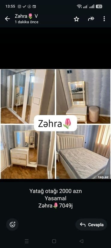 Yatağ otağı 2000 azn
Yasamal
Zəhra🌷7049j lalafo.az -da Yatağ otağı 2000 azn
Yasamal
Zəhra🌷7049j