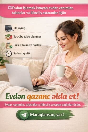 Marketoloq tələb olunur, İstənilən yaş, Təcrübəsiz lalafo.az -da Marketoloq tələb olunur, İstənilən yaş, Təcrübəsiz