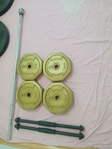 1 ədəd düz ef 30 150sm 6kq 2 ədəd qantel tutacağı 4 ədəd 5kq lalafo.az -da 1 ədəd düz ef 30 150sm 6kq 2 ədəd qantel tutacağı 4 ədəd 5kq
